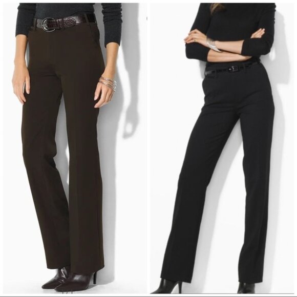 Lauren Ralph Lauren Pants - Lauren Ralph Lauren Sanderson 100% Linen Trouser Pants sz 16